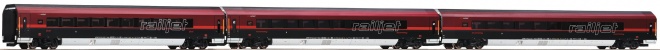 Set of 3 passenger cars Railjet<br /><a href='images/pictures/Roco/224458.jpg' target='_blank'>Full size image</a>